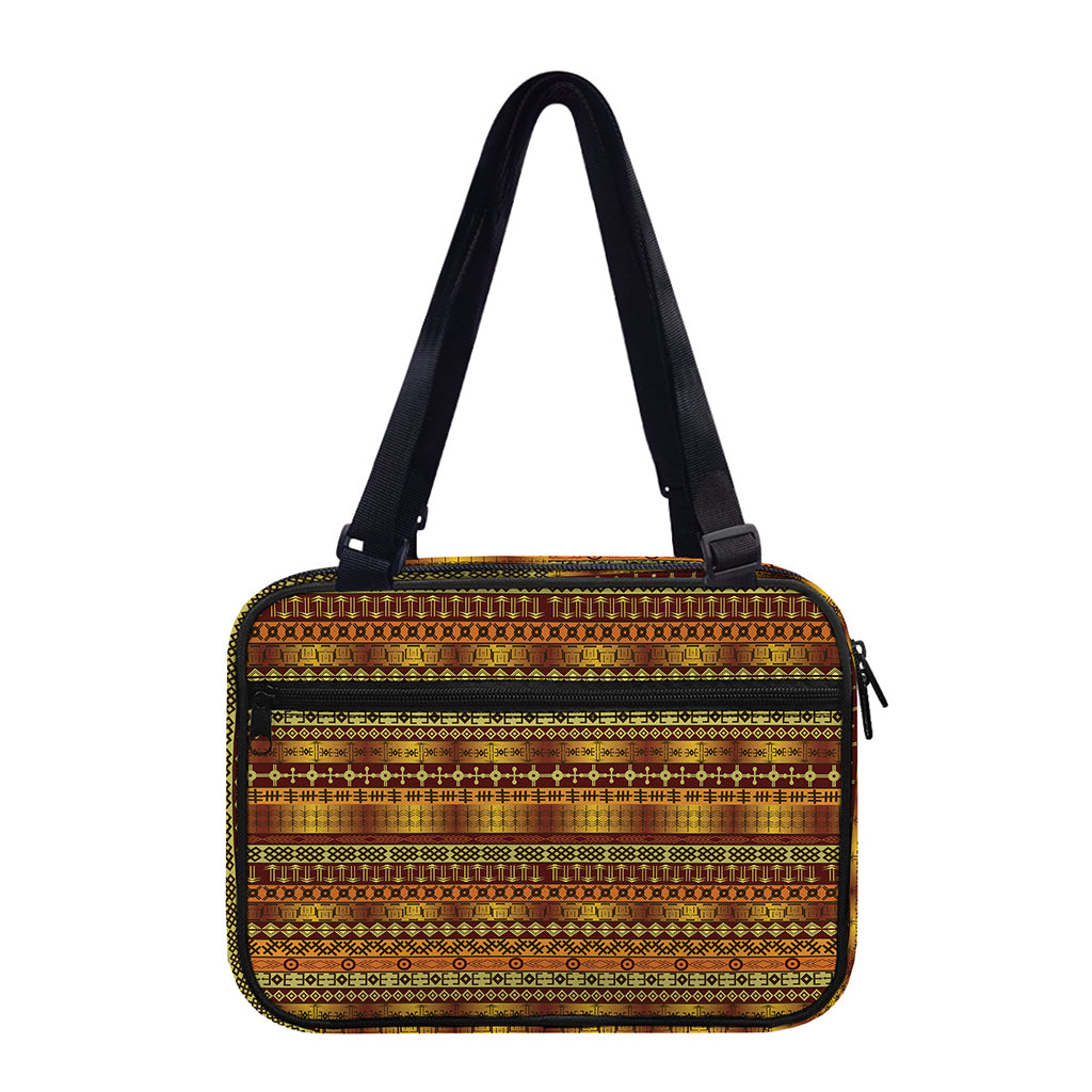 Native African Tribal Pattern Print Double Strap Bible Bag