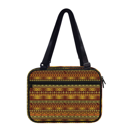 Native African Tribal Pattern Print Double Strap Bible Bag