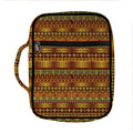 Native African Tribal Pattern Print Front Pocket Bible Bag