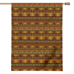 Native African Tribal Pattern Print House Flag