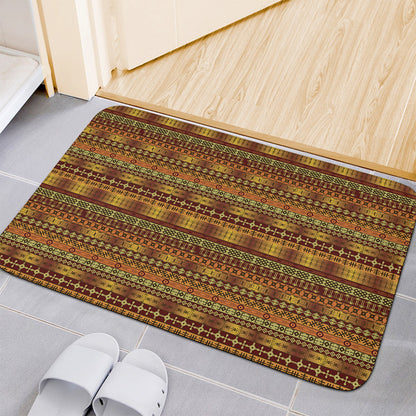 Native African Tribal Pattern Print Indoor Door Mat