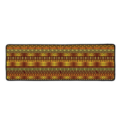 Native African Tribal Pattern Print Long Kitchen Mat