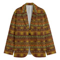 Native African Tribal Pattern Print Men's Blazer