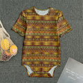 Native African Tribal Pattern Print Men's Bodysuit