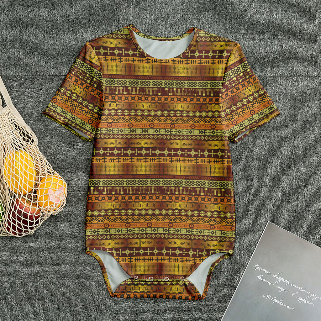 Native African Tribal Pattern Print Men's Bodysuit
