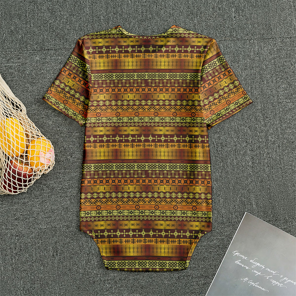 Native African Tribal Pattern Print Men's Bodysuit