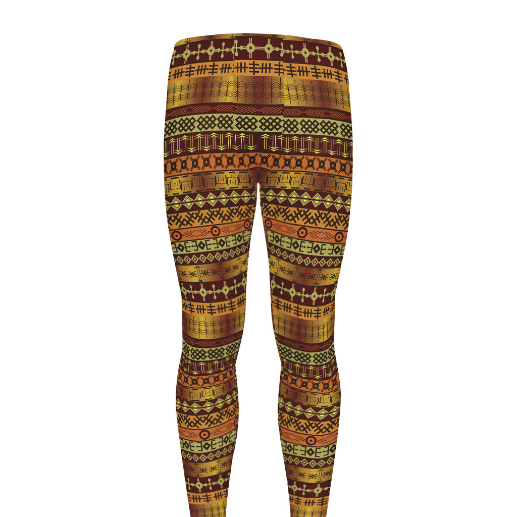 Native African Tribal Pattern Print Men's leggings