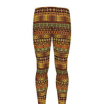 Native African Tribal Pattern Print Men's leggings