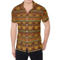 Native African Tribal Pattern Print Men's Shirt