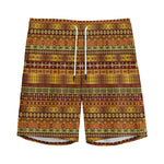 Native African Tribal Pattern Print Men's Sports Shorts