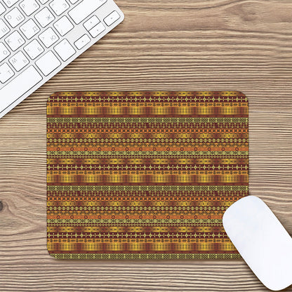 Native African Tribal Pattern Print Mouse Pad
