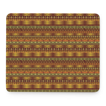 Native African Tribal Pattern Print Mouse Pad