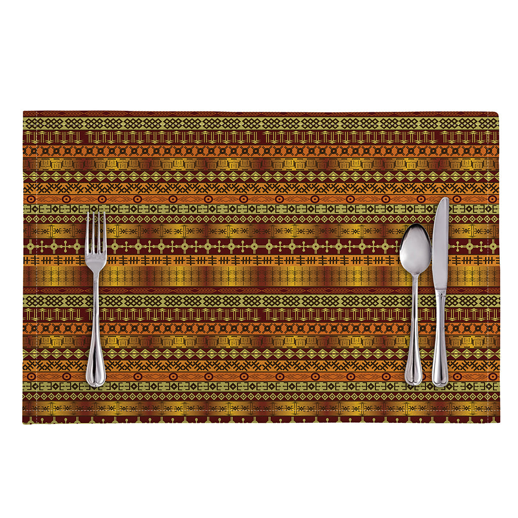 Native African Tribal Pattern Print Placemat