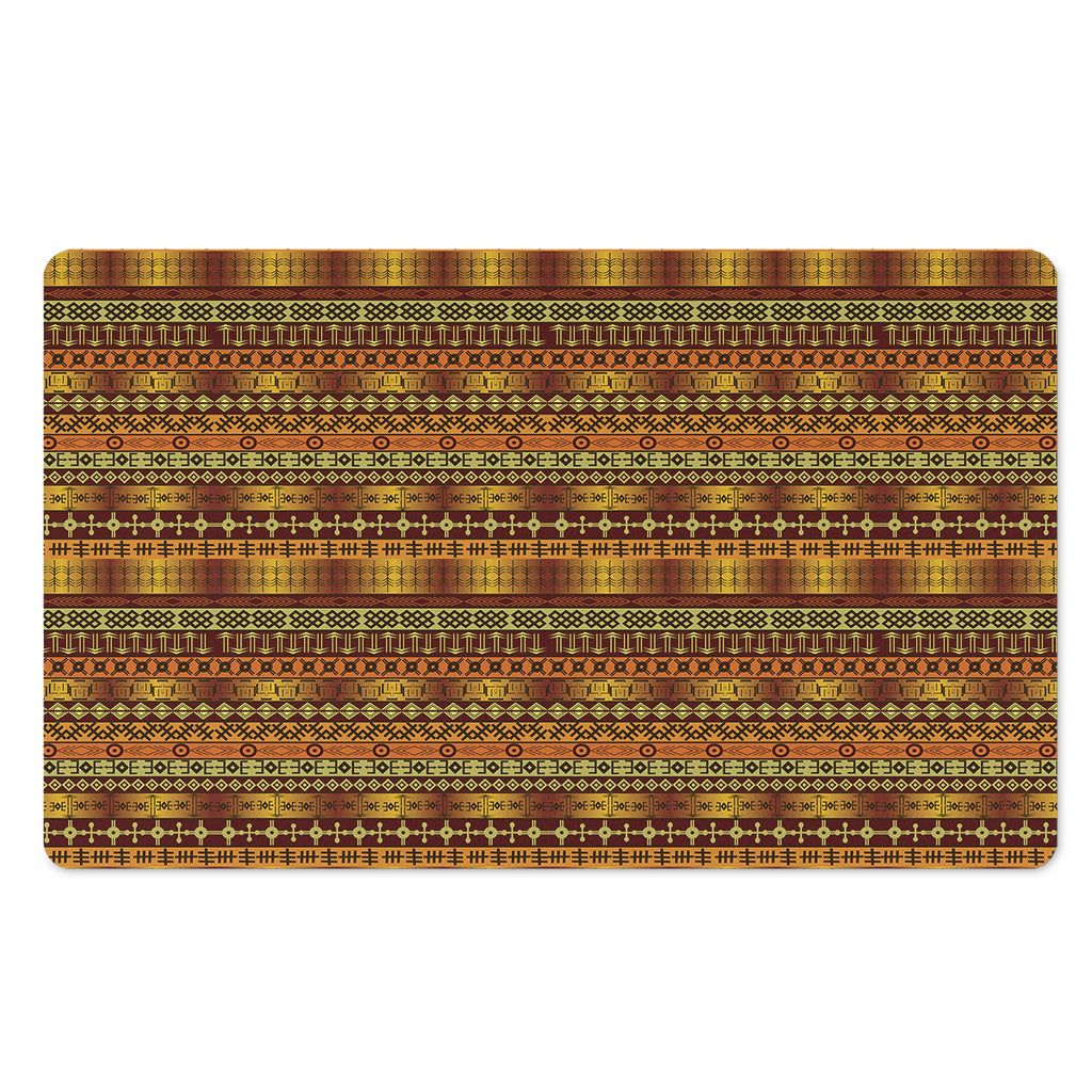 Native African Tribal Pattern Print Polyester Doormat