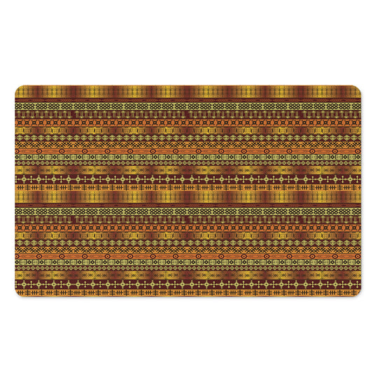 Native African Tribal Pattern Print Polyester Doormat