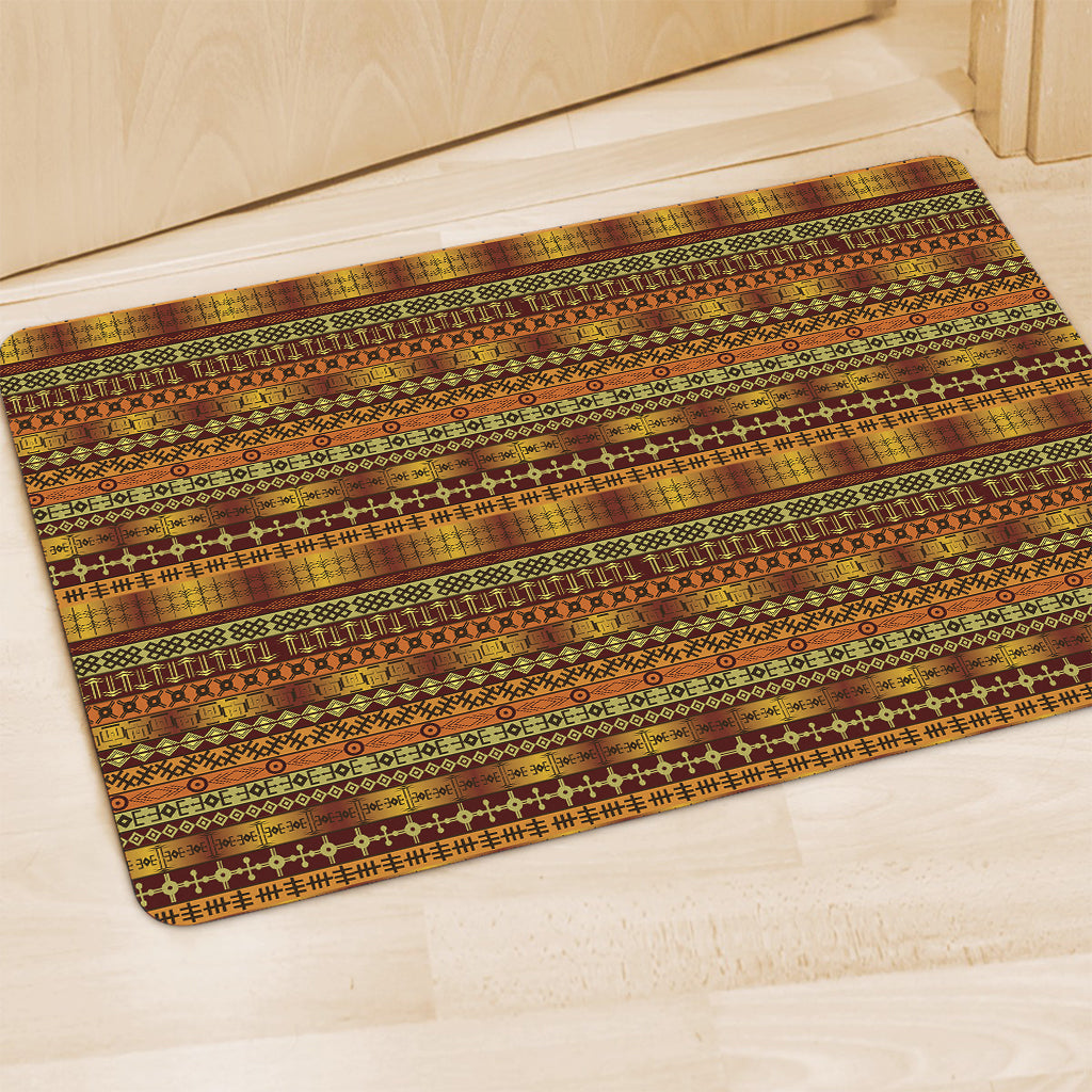 Native African Tribal Pattern Print Polyester Doormat