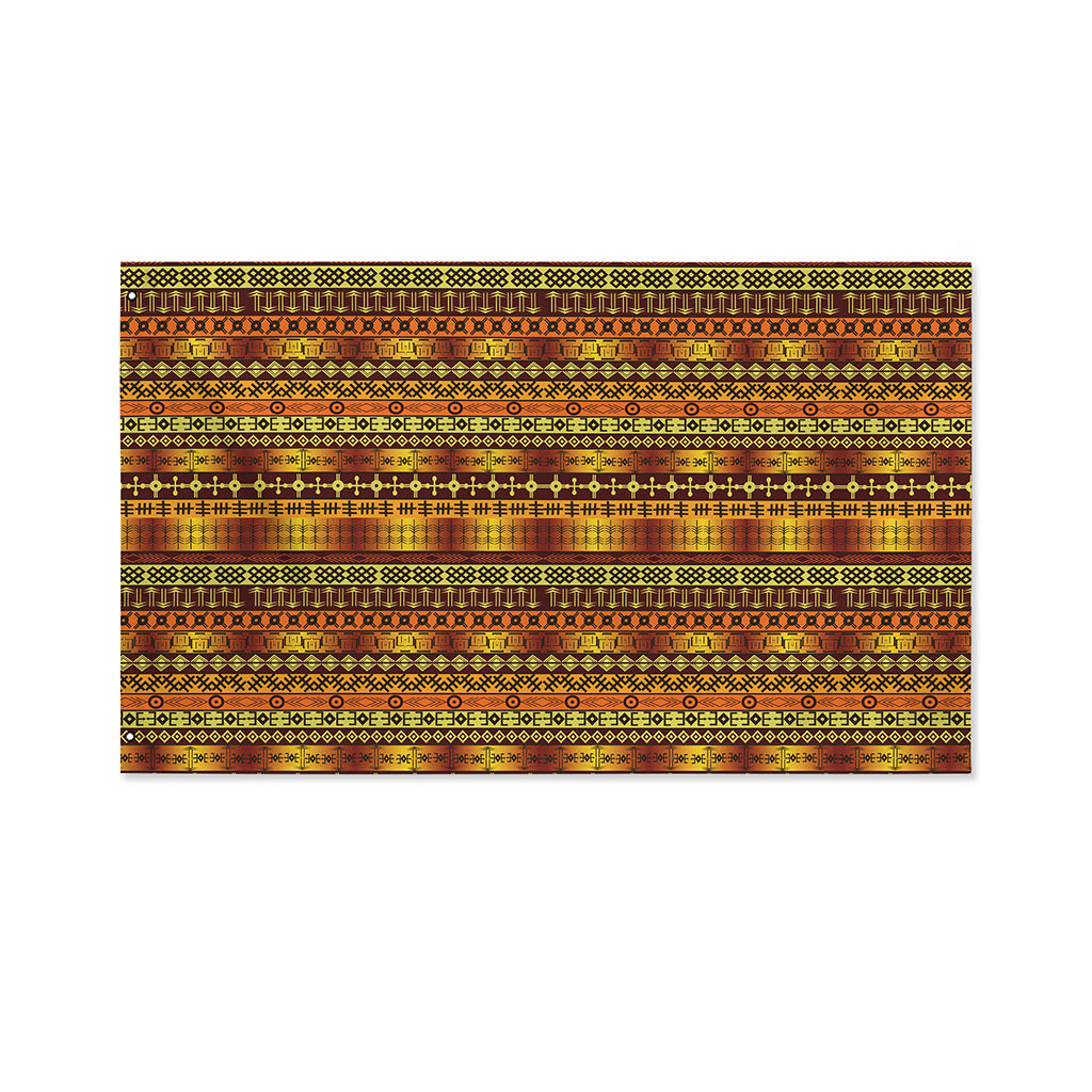 Native African Tribal Pattern Print Polyester Flag
