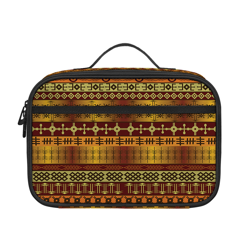 Native African Tribal Pattern Print Portable Lunch Bag