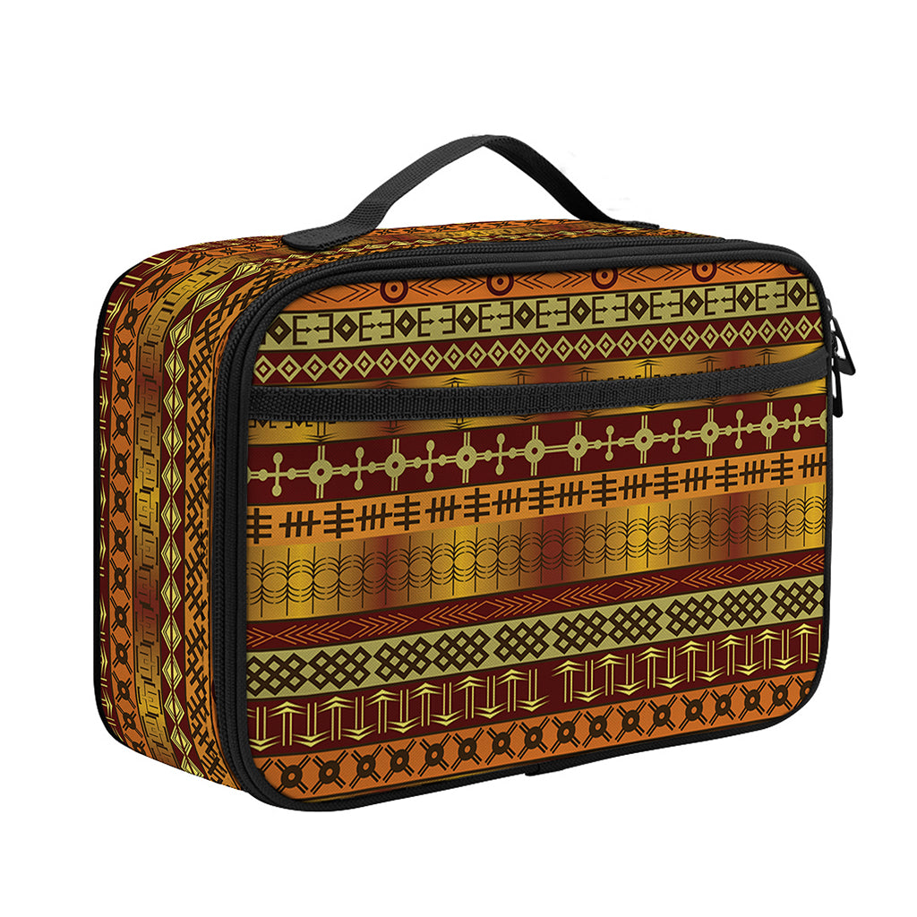 Native African Tribal Pattern Print Portable Lunch Bag