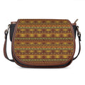 Native African Tribal Pattern Print Saddle Bag