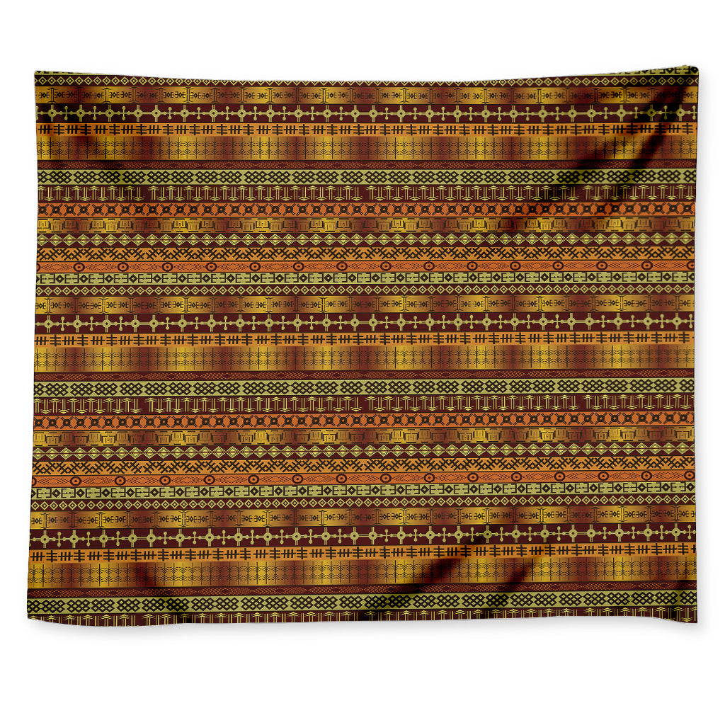 Native African Tribal Pattern Print Tapestry