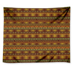 Native African Tribal Pattern Print Tapestry