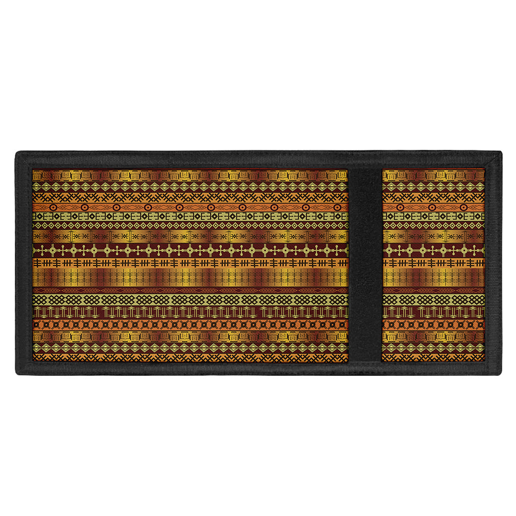Native African Tribal Pattern Print Trifold Wallet