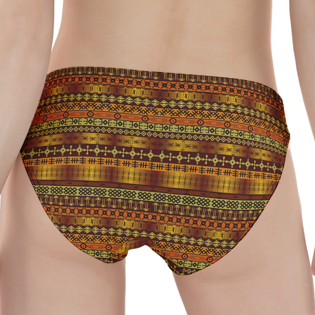 Native African Tribal Pattern Print Women's Panties