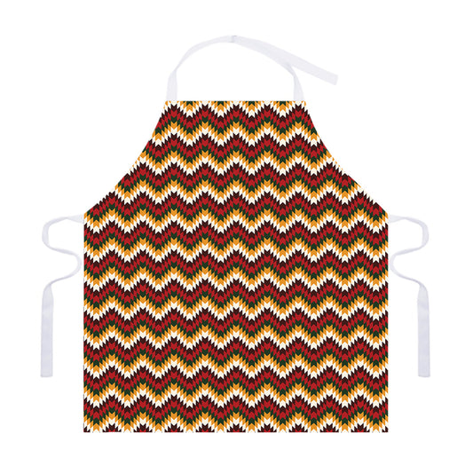 Native American Chevron Tribal Print Adjustable Apron