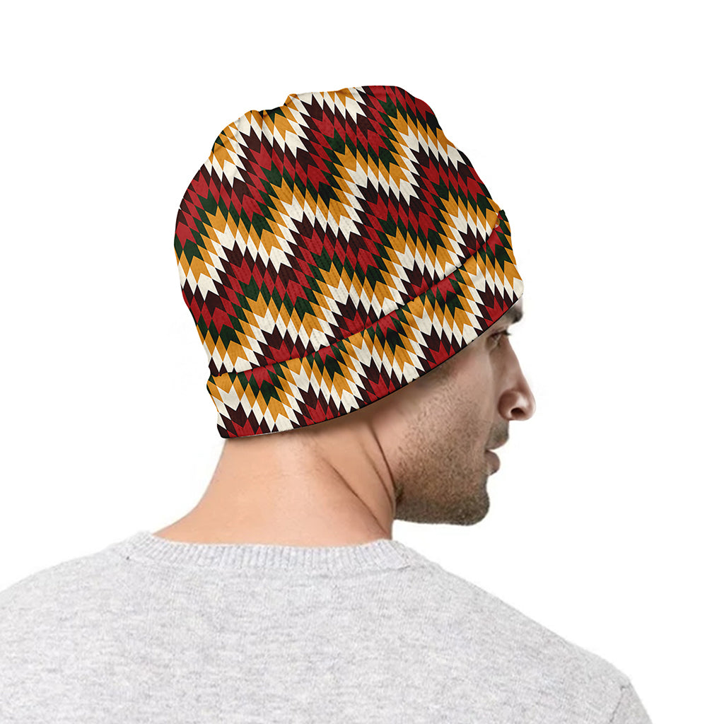 Native American Chevron Tribal Print Beanie