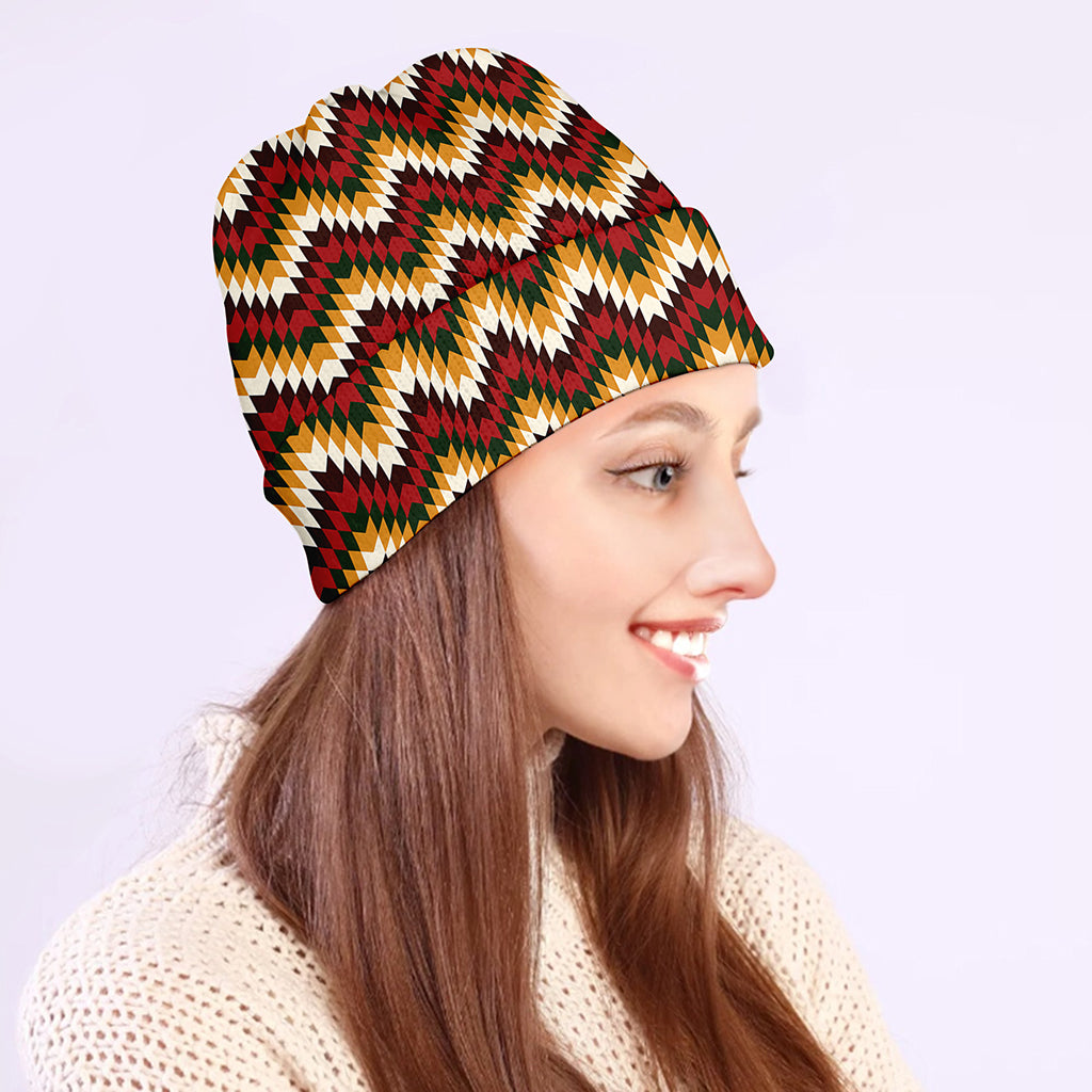 Native American Chevron Tribal Print Beanie