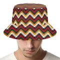 Native American Chevron Tribal Print Bucket Hat
