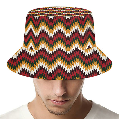 Native American Chevron Tribal Print Bucket Hat