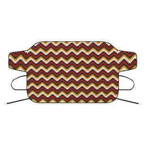 Native American Chevron Tribal Print Car Windshield Snow Cover