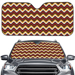 Native American Chevron Tribal Print Car Windshield Sun Shade