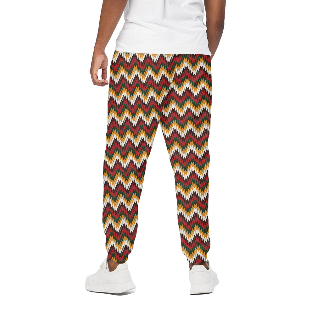 Native American Chevron Tribal Print Cotton Pants