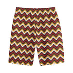 Native American Chevron Tribal Print Cotton Shorts