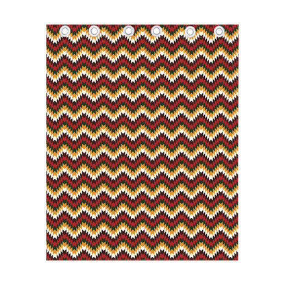 Native American Chevron Tribal Print Curtain