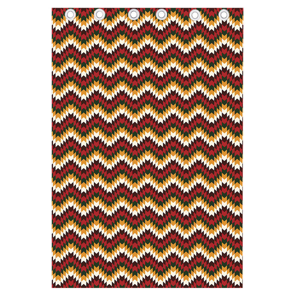 Native American Chevron Tribal Print Curtain