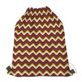 Native American Chevron Tribal Print Drawstring Bag