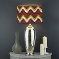 Native American Chevron Tribal Print Drum Lamp Shade