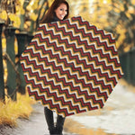 Native American Chevron Tribal Print Foldable Umbrella