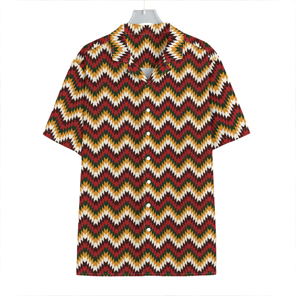 Native American Chevron Tribal Print Hawaiian Shirt