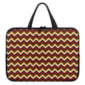 Native American Chevron Tribal Print Laptop Sleeve With Handle