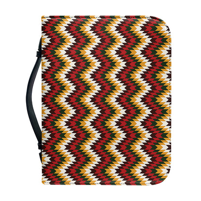 Native American Chevron Tribal Print Leather Bible Cover