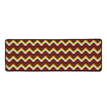 Native American Chevron Tribal Print Long Kitchen Mat
