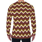 Native American Chevron Tribal Print Men's Long Sleeve T-Shirt