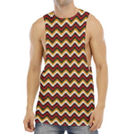 Native American Chevron Tribal Print Men's Muscle Tank Top