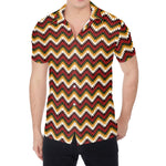 Native American Chevron Tribal Print Men's Shirt