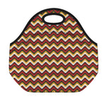 Native American Chevron Tribal Print Neoprene Lunch Bag